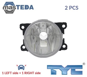 19-12465-01-2 FOG LIGHT LAMP PAIR TYC 2PCS FOR CITROËN C3,C4 CACTUS - Picture 1 of 5
