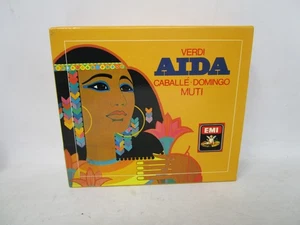 3 CD set Verdi Aida Montserrat Caballe Placido Domingo Muti with 128 pg booklet - Picture 1 of 4
