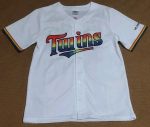 Minnesota Twins Pride Night 2021 Größe Small He Him His SGA Baseball Trikot - Bild 1 von 6