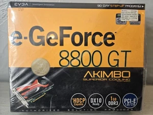 SEALED Vintage EVGA e-GeForce 8800 GT Akimbo Superior Cooling Grafikkarte - Bild 1 von 14