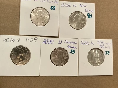 2020-W V75 Privy Mark Full Quarter Set - Image 1 of 2