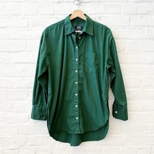 Anthropologie || Maeve Bennet Bennett Button Down Shirt Grün XS - Bild 1 von 7