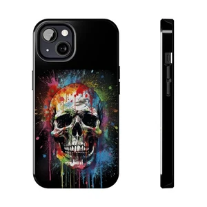 Fundas de teléfono resistentes de Halloween, coloridas iPhone 17, S25 S24, protectoras para teléfono celular - Imagen 1 de 76
