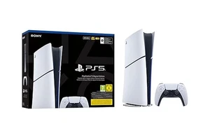 Sony PS5 Digital Edition Spielekonsole - Weiß - Bild 1 von 2