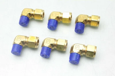 6 New Parker 8-6 CBZ-B CPI Male Elbows / 1/2" Tube x 3/8" MNPT / B-810-2-6 - Image 1 of 3