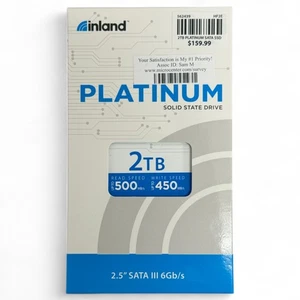 Inland Platinum 2TB SSD 3D TLC NAND SATA III 6Gb/s 2.5" - Picture 1 of 4