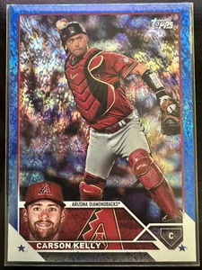 2023 Topps Series 2 - Carson Kelly #633 Blue Foil Board /999 Diamondbacks Cubs - Picture 1 of 3