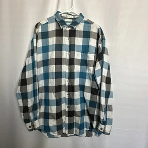 Camisa de manga larga a cuadros azul ancla para hombre multicolor XL #0743 - Imagen 1 de 18