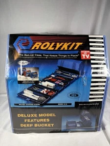 Rolykit Roll-Up Storage Case Blue Deluxe Model S-18 New Sealed! - Picture 1 of 5