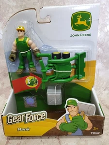 NEW John Deere Gear Force Hank Action Figure w/ Tools Bucket Loader Block 37789  - Picture 1 of 6