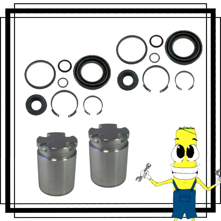 Kit de reparación de pistón de pinza de freno trasero para Hyundai Accent 2012-2017 Foto 1 de 1