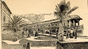 Fe California Ad Santa Railroad Limited 1900 Magazine Print Railway Route - Picture 1 of 3