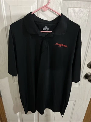Camisa Polo Barrett Jackson Para Hombre XL Negra Manga Corta Automóvil Subasta Usada en Excelente Condición Foto 1 de 4