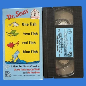 Dr. Seuss - One Fish Two Fish Red Fish Blue Fish (VHS, 1989). Free Shipping! - Bild 1 von 1