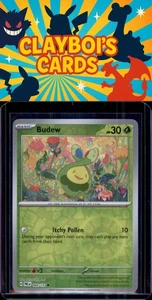 Budew SV: Prismatic Evolutions Pokemon 004/131 Reverse Holo NM+ - Picture 1 of 2