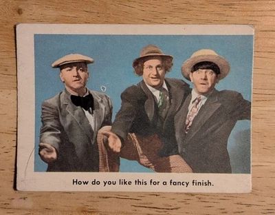 1959 Three Stooges Fleer Trading Card,#20, Nice Card, Cut Off-Center  - Image 1 of 2