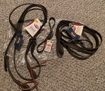 Brida Western WEAVER BRAHMA WEBB TRAIL GEAR MARRÓN ¡NUEVA CON ETIQUETAS! Foto 1 de 3