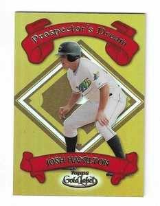 Tarjeta insertada 2000 Topps Gold Label Prospector's Dream Josh Hamilton #PD10 - Imagen 1 de 2