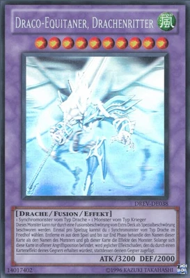 YuGiOh Draco-Equitaner, Drachenritter (V.6) DREV-DE038 Ghost Rare Played 1st - Bild 1 von 2