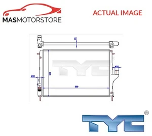 ENGINE COOLING RADIATOR TYC 728-0056-R H NEW OE REPLACEMENT - Picture 1 of 5