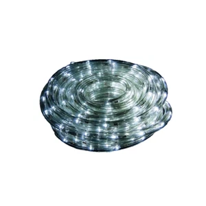 Tubo luci natalizie 240 Led bianco 10 Mt decorazioni Natale esterno Giocoplast - Foto 1 di 5