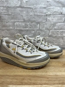 Sketchers Shape Up Fitness Walking Shoes Women's SZ 10 SN11803 Yellow/White/Grey - Picture 1 of 7