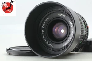 【NEAR MINT w/ Hood】 Canon New FD 35mm f/2 Wide Angle MF NFD Lens From Japan - Picture 1 of 14