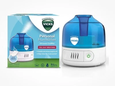 Vicks Personal Humidifier Cool Mist Ultrasonic Portable Easy Breathing - Image 1 of 4