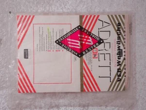 DDR Diseño VEB Damastweberei Aue Mantel Adrett Vintage 1983 NOS 140 X 140CM - Imagen 1 de 3