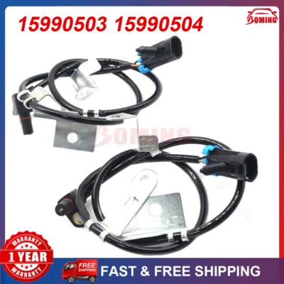 Sensor de velocidad de rueda ABS delantero izquierdo y derecho para Chevrolet Silverado 1500 2500 HD Foto 1 de 4