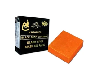 Beauty Soap K.Brothers Black Soap Original Black Spot Acne Removal 50g - Picture 1 of 8