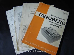 Original Tandberg 1200X Service Manual / Circuit Diagrams -- #1 - Picture 1 of 4