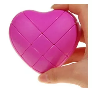 YJ YongJun Heart 3x3 Shape mod Shapemod Twisty Puzzle Brain Teaser Magic Cube - Picture 1 of 4