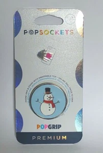 Popsockets Popgrip Premium Enamel Snowman NEW - Picture 1 of 2