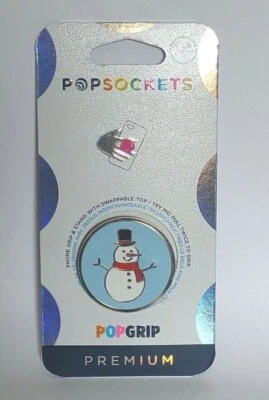 Popsockets Popgrip Premium Enamel Snowman NEW - Image 1 of 2