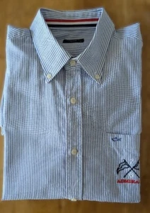 Paul & Shark, Hemd, Admiral`s, Gr. XL / 44 blau-weiß gestreift - Bild 1 von 7