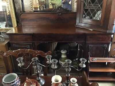 Antique Victorian Mahogany Chiffonier Buffet Sideboard • 183.84£