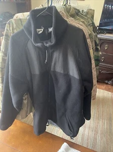 US Military Polartec Fleece Jacket. Black X-large, Army, USMC, USAF, Navy - Picture 1 of 8