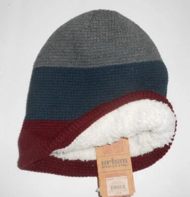 Новый Urban Outfitters цвет блока шерпа с подкладкой теплый зимний Beanie шляпа S82 - Изображение 1 из 3