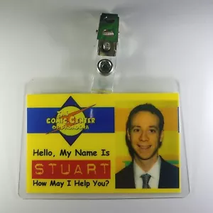 The Big Bang Theory ID Badge- Comic Center Stuart prop costume cosplay - Picture 1 of 1