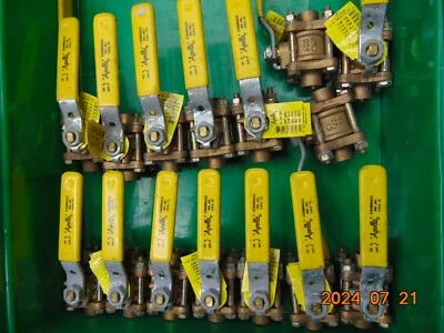 (1) Apollo 82-203-01 1/2" Cobre Sudor 3 Piezas Latón Válvula de Bola 600 CWP Foto 1 de 2