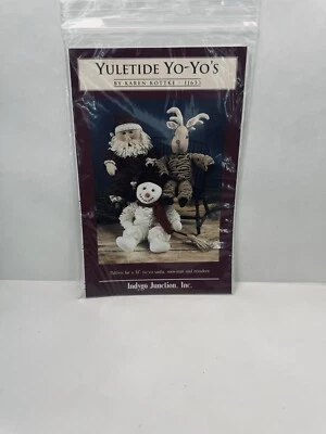 Indygo Junction Yuletide Yo Yo’s 14" Toy Doll Karen Kottke Sewing Pattern - Image 1 of 2