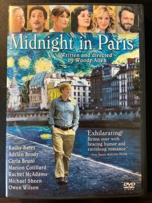 Midnight in Paris (DVD, 2011) (DIR) Woody Allen, Owen Wilson, Adrien Brody - Image 1 of 2