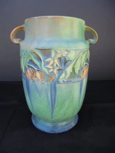 ROSEVILLE Kunstkeramik Baneda Vase 592-7" TOP - Bild 1 von 8