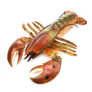 Figura realista de langosta modelo de langosta de 9" juguetes de fiesta de plástico - Imagen 1 de 6