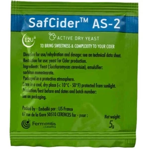 Fermentis SafCider™ AS-2 (5 g) paquete de 10 - Imagen 1 de 2