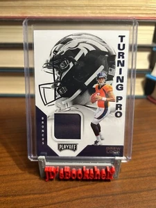 2019 Panini Playoff Turning Pro Memorabilia Drew Lock #TP-4 Rookie RC - Bild 1 von 2