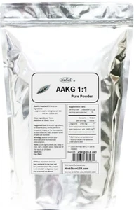 NuSci L-Arginin Alpha Ketoglutarat AAKG 1:1 Pulver 250g (8,8oz Aminosäure - Bild 1 von 2