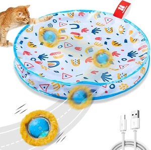 Potaroma Interactive Cat Toys, Fast Moving Ball in Play Mat, Automatic Motion Ac - Picture 1 of 6