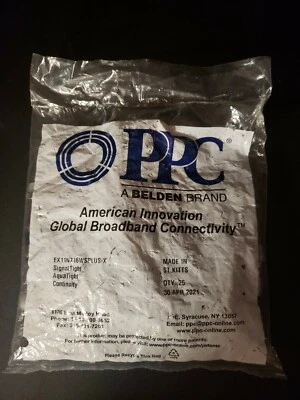 BAG OF 25 OPPC-BELDEN EX11N716WSPLUS-X AQUA-TIGHT COMPRESSION CONNECTOR  - Image 1 of 4